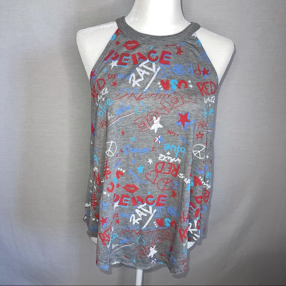 Modern Lux Fourth of July Patriotic America Tank - Picture 9 of 11